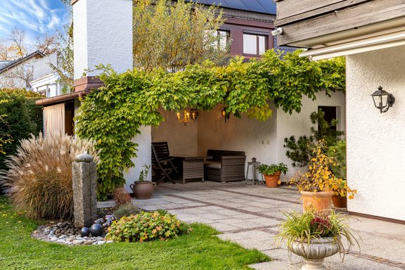 Überdachter Freisitz