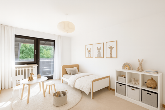 Insgesamt fünf Schlafzimmer