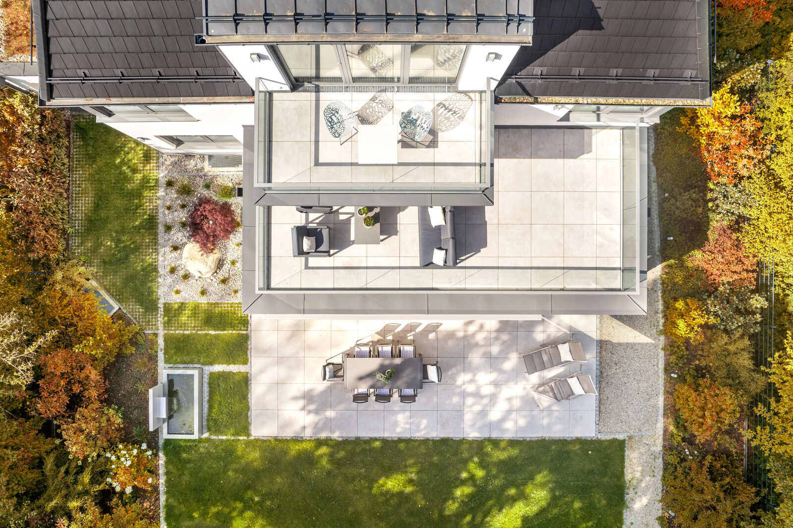 Sonnige Outdoor-Refugien