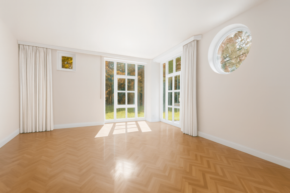 Heller Wohn- und Essbereich (visuell)