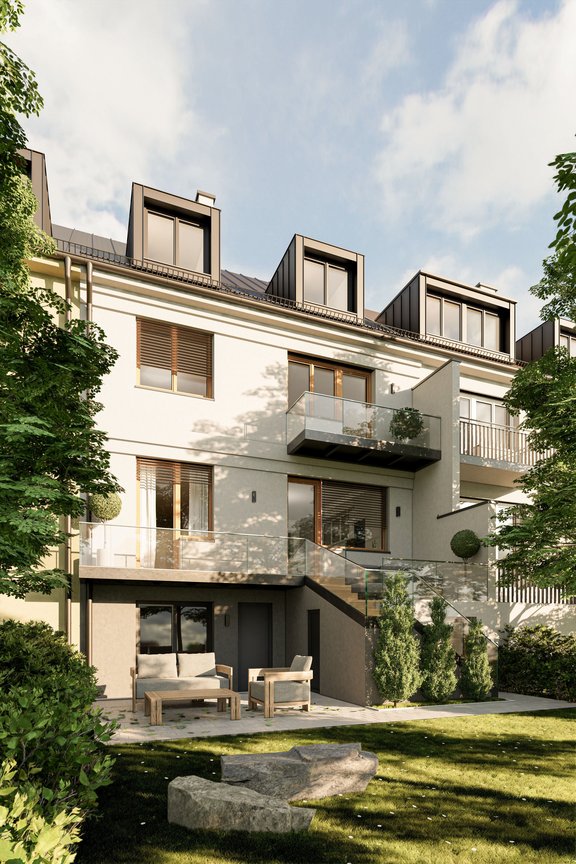 Modernes Familiendomizil (Visualisierung)