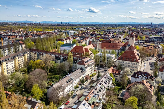 Innenkarree mit Park-Flair