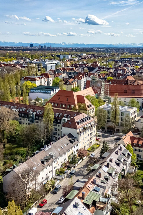 Innenkarree mit Park-Flair