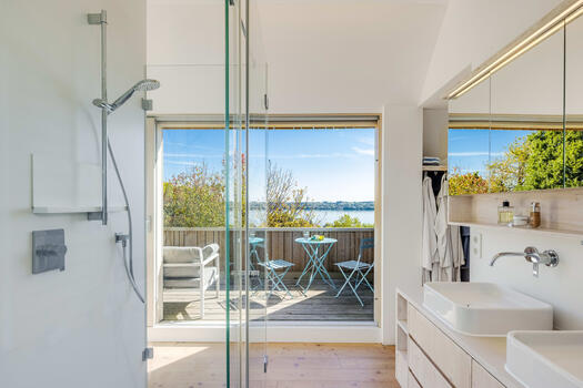 Transparency and lake view