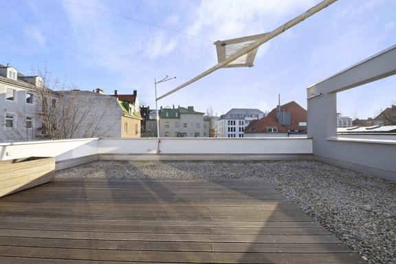 Roof terrace (unit 1)
