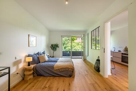Geschmackvoll modernisierte 2-Zimmer-Wohnung mit Weitblick