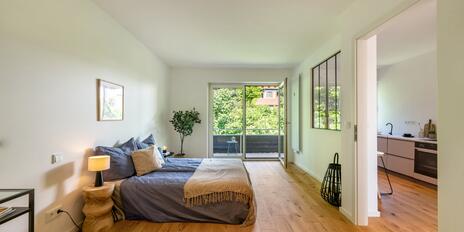 Geschmackvoll modernisierte 2-Zimmer-Wohnung mit Weitblick
