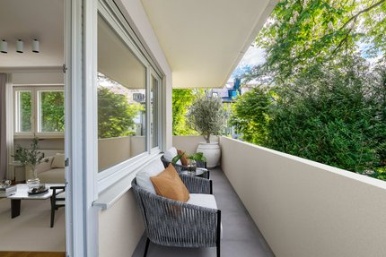 Zweiseitiger Balkon