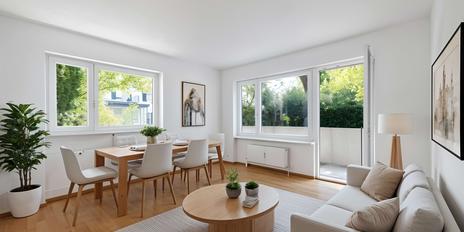 Geschmackvolle 2-Zimmer-Wohnung mit zweiseitigem Balkon in grüner Bestlage