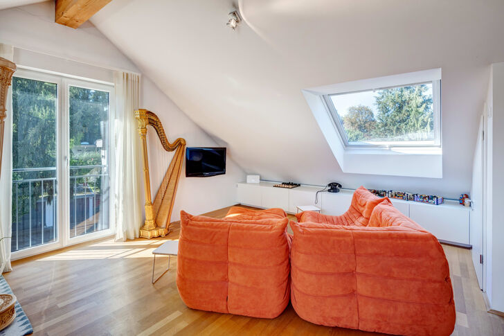 Flexibel nutzbares Dachstudio