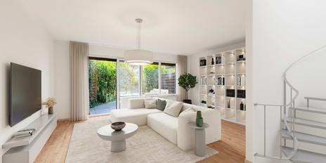 Geschmackvolle Maisonettewohnung mit Terrasse und Balkonen in ruhiger Lage