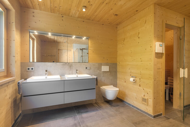 Masterbad mit Sauna