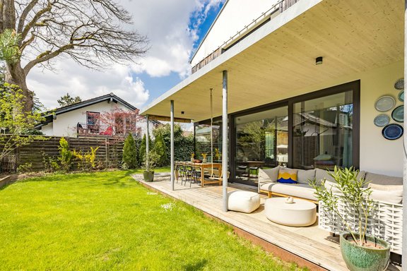 Lawn areas for playing