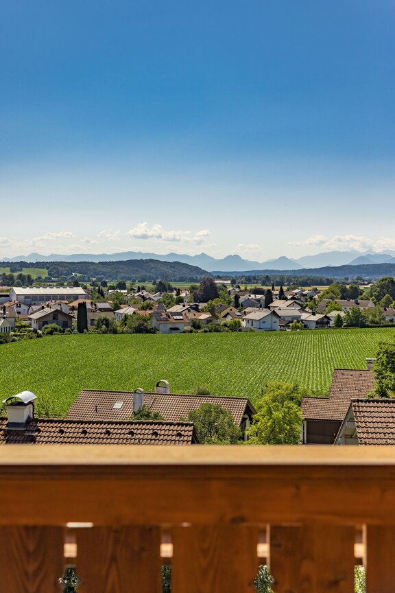 Weitblick bis zu den Alpen