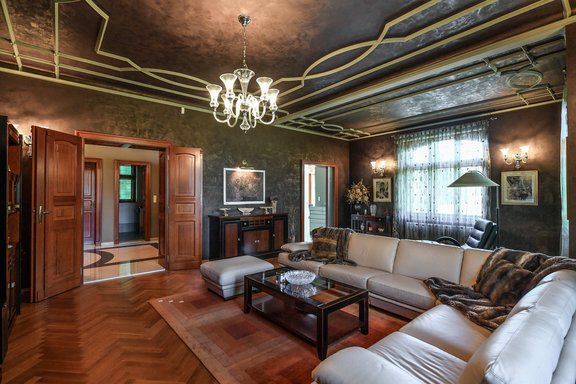 Salon in the main villa