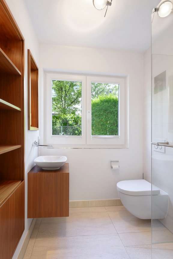 Wohnliches Gäste-Duschbad