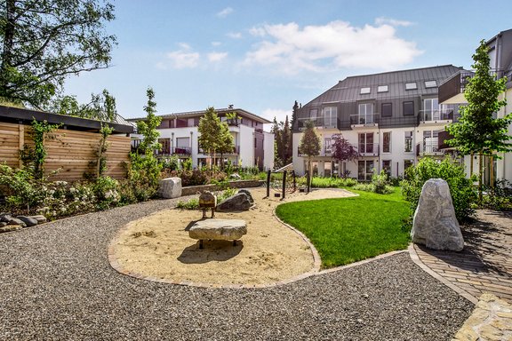 Playground in the courtyard