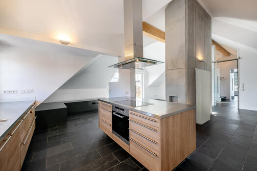 Skillfully integrated kitchen