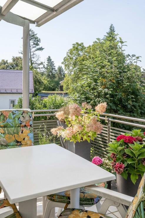 Balkon mit Südausrichtung