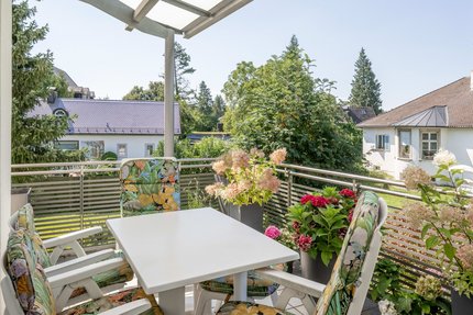 Balkon mit Südausrichtung