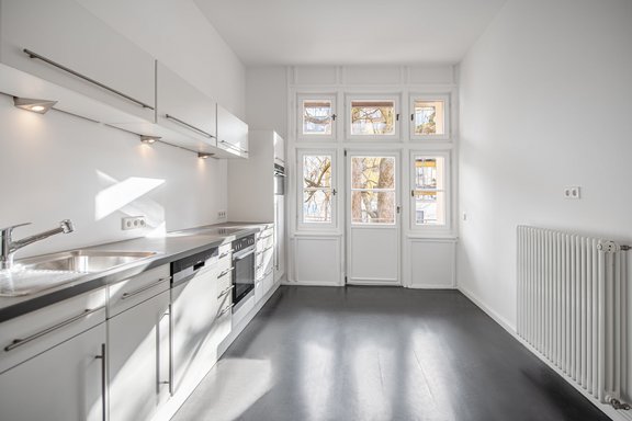 Zeitlos gestaltete Einbauküche