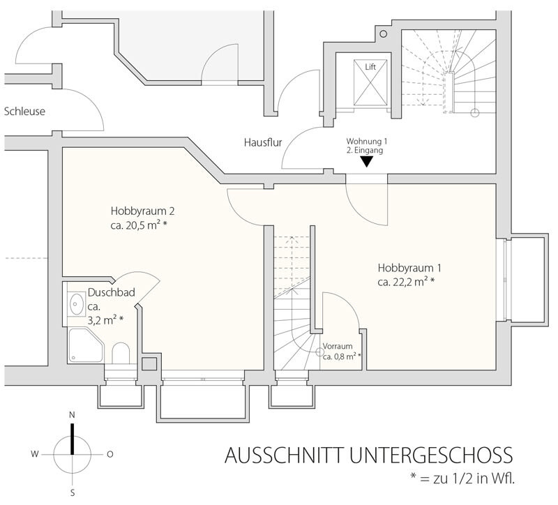 Grundriss UG