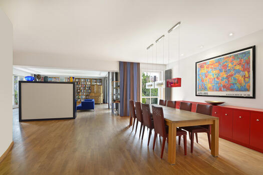 Living and dining area