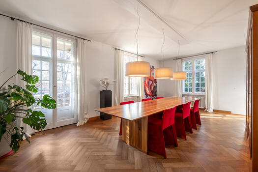 Dining room with garden access