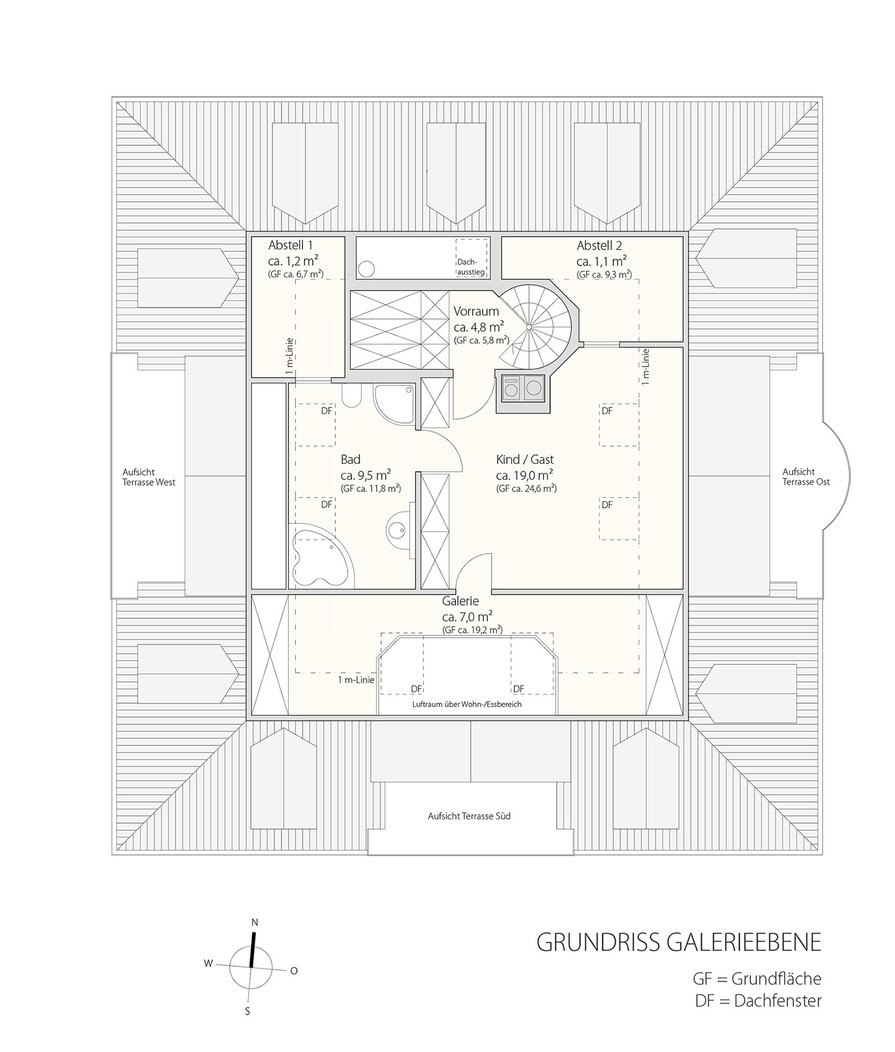 Grundriss - Galerieebene