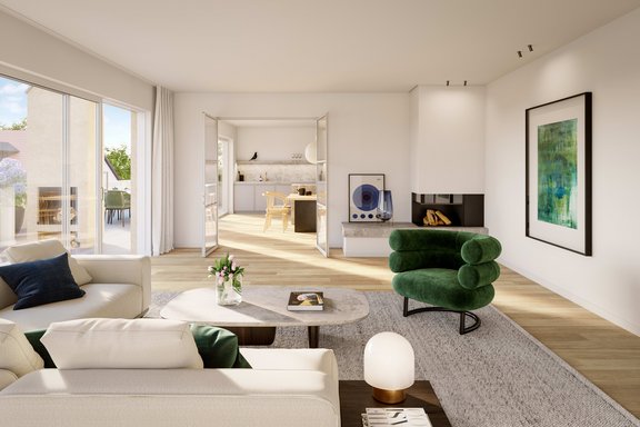 Modern wohnen (Visualisierung)