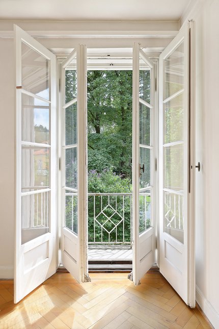 Flügeltüren mit französischem Balkon