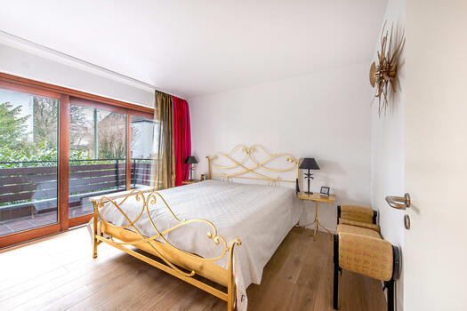 Schlafzimmer mit Balkon