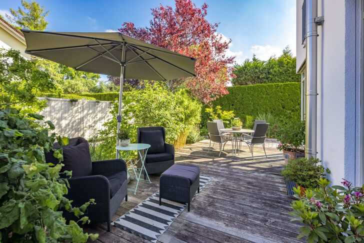Uneinsehbare Terrasse