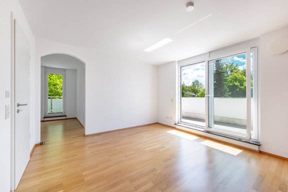 Schlafzimmer mit Bad en suite