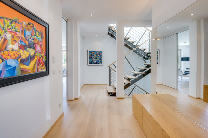 Treppenhaus mit Skylight