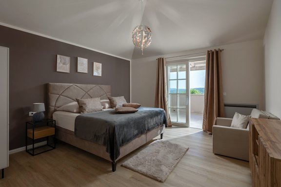 Schlafräume mit Balkonzugang