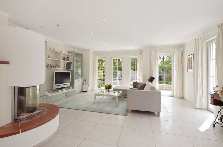 Wohnbereich mit Kaminofen