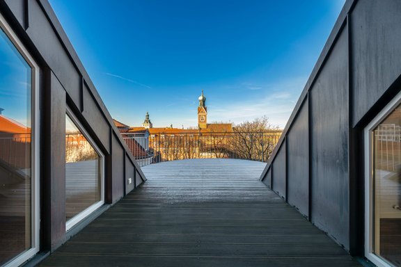 Großzüge Dachterrasse