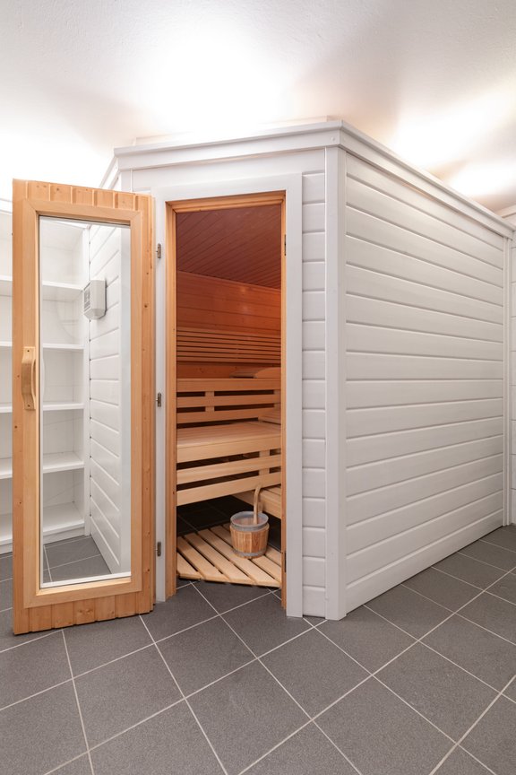 Wellnessbereich mit Sauna