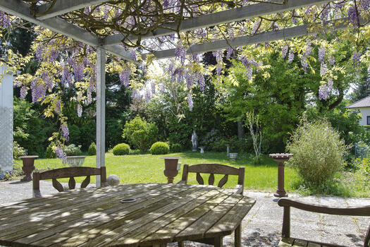 Terrasse mit Pergola