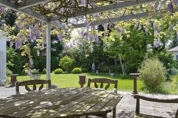 Terrasse mit Pergola