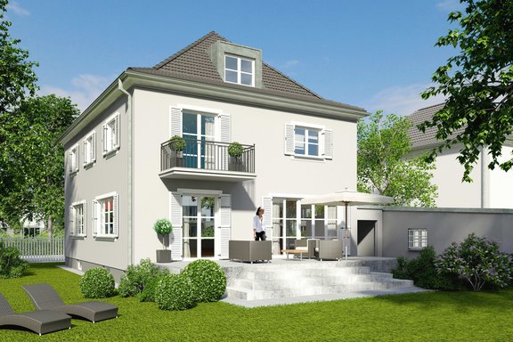 Visualisierung Hausansicht