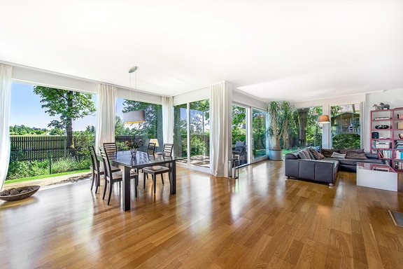 Living and dining area