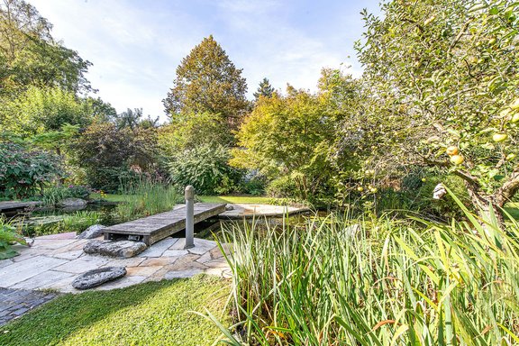 Garten mit Teich