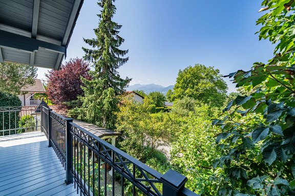 Bergblick vom Balkon