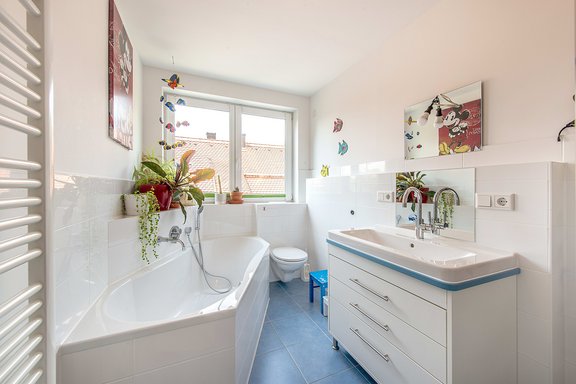 Badezimmer im DG