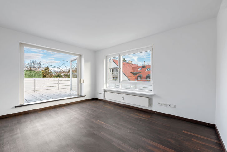 Schlafzimmer mit separater Ankleide