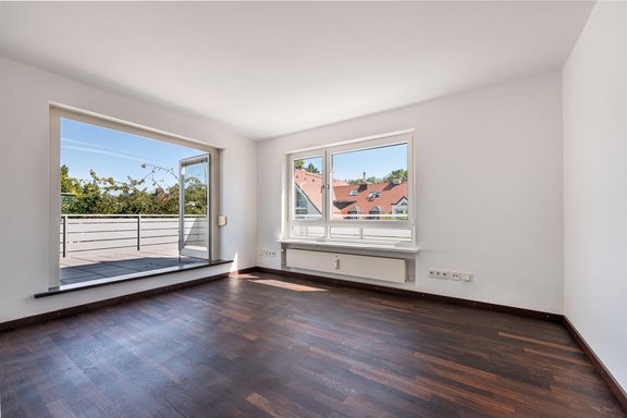 Schlafzimmer mit separater Ankleide