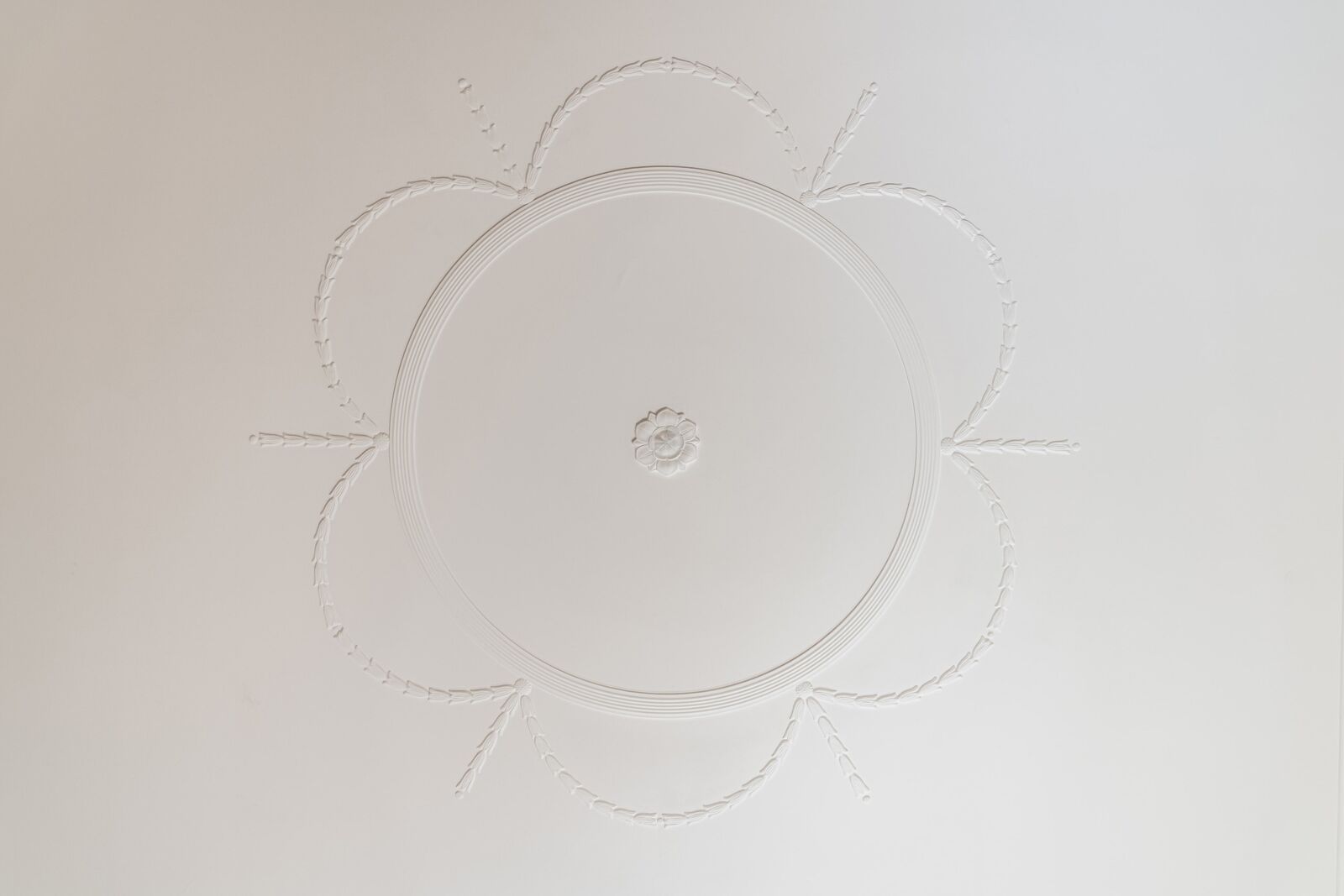 Exquisite stucco in almost every room