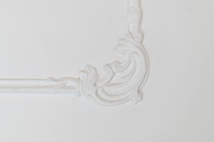 Elaborately decorated ceiling stucco